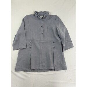 Womens Habitat Clothes To Live In Tunic Top Light Lavender Size L